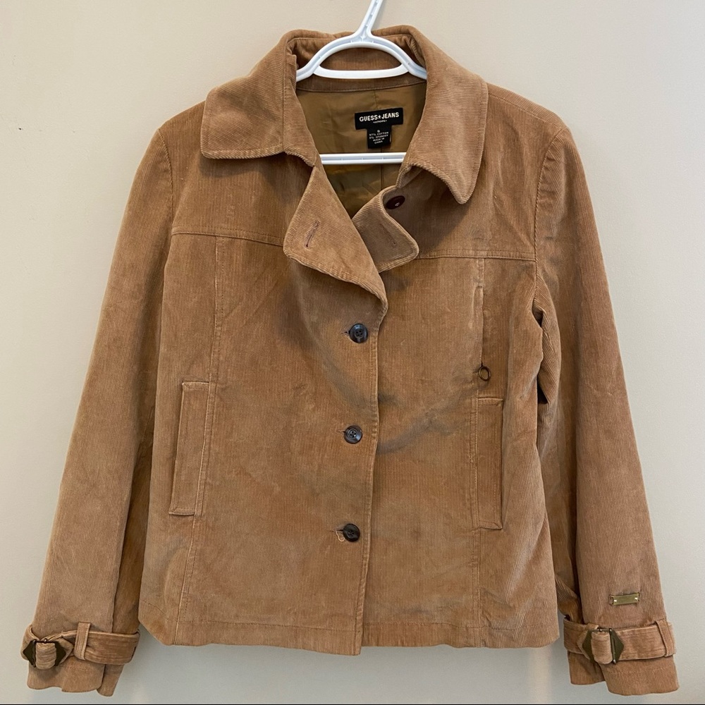 Guess Jeans Brown Corduroy Jacket
